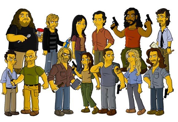 Perdidos Lost Los Simpsons