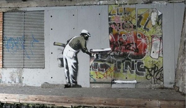 Grafitti de Banksy