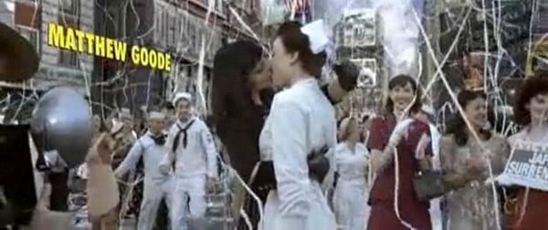 The Kiss Watchmen homenaje a la foto de Alfred Eisenstaedt